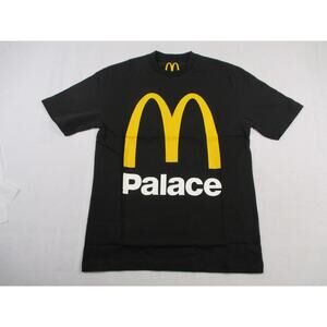Palace x McDonald's Logo T-Shirt – Black Medium New 1272-1276